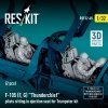 RESKIT RSF32-0068 F-105F/G Thunderchief pilots sitting in ejection seat for Trumpeter kit (2 pcs) (3D Printed) (1/32)